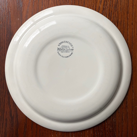 2 Stonehenge White MIDWINTER Dinner Plates - Picture 5 of 7